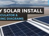 Solar Panel Regulator Wiring Diagram solar Panel Calculator and Diy Wiring Diagrams for Rv and Campers