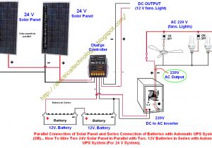 Solar Panel Wire Diagram Series Parallel Wiring Further Diy solar Panels On Generator