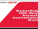 Solaredge Wiring Diagram Hd Wave Inverter Installation Guide Na solaredge Inverter Must Be