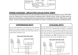 Solid State Timer Wiring Diagram Parts List for Models Do0