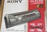 Sony Cdx Gt330 Wiring Diagram sony Cdx Gt330 Cd Player Mp3 In Dash Receiver W Front Aux Input