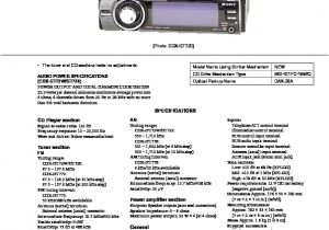 Sony Cdx Gt930ui Wiring Diagram sony Car Audio Service Manuals Page 13