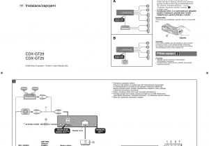 Sony Cdx Gt930ui Wiring Diagram sony Cdx Gt25 Rychle Nastavena A Pra Vodce Spua Ta Na M Manualzz Com