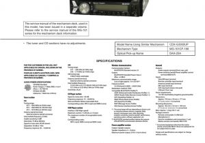 Sony Mex N4200bt Wiring Diagram Boss Audio Systems R1004 Service Manual Manualzz