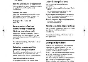 Sony Mex R1 Wiring Diagram sony Mexgs820bt Bluetooth Audio System User Manual Mex Gs820bt
