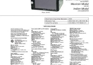 Sony Xav 63 Wiring Diagram sony Xav 63m Xav 64bt Btm Ver1 4 Sm Service Manual Download