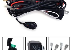 Speed Tech Lights Wiring Diagram Amazon Com Kawell Universal 2 Lead Led Light Bar Wiring Harness Kit