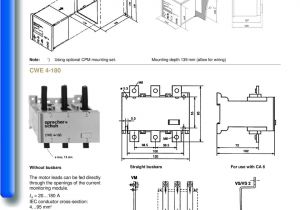 Sprecher Schuh Ca7 Wiring Diagram Electronic Motor Protection Relay Type Cet 4 ordering Information