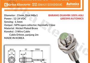 Square D Pumptrol Wiring Diagram Dc Npn 3 Wire No Nomal Open Proximity Sensors 2m Body M8