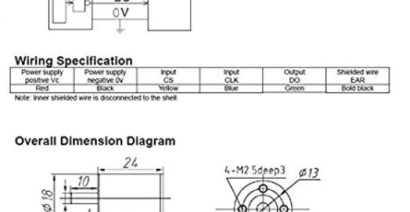 Ssi Encoder Wiring Diagram Calt Hae18 12 Bit Hall Magnetic Angle Rotary Encoder Ssi Absolute