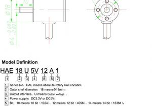 Ssi Encoder Wiring Diagram Calt Hae18 14 Bit 16384 Resolution Hall Magnetic Angle Rotary