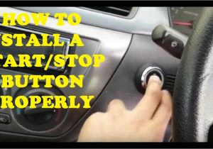 Start Stop button Wiring Diagram the Right Way to Install A Start Stop button Youtube