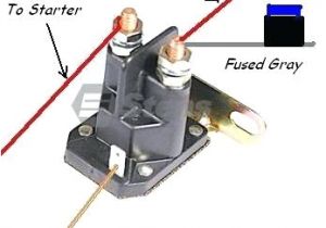 Starter solenoid Wiring Diagram for Lawn Mower Riding Lawn Mower solenoid Wiring Diagram Wiring Diagram