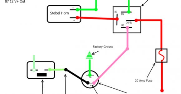 Stebel Air Horn Wiring Diagram I Have A Stebel Air Horn that I Added to the Truck Used A Relay