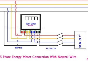 Sub Meter Wiring Diagram 3 Phase 4 Wire Diagram Of Energy Meter Wiring Diagram Blog