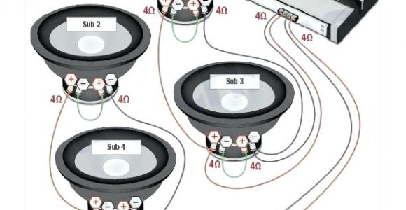 Subwoofer Wiring Diagrams 1 Ohm Sub Wiring Elegant Diagram Luxury 4 Ohm Lovely 6 Of Diagrams sonic