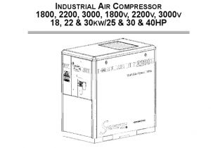 Sullair 185 Wiring Diagram 203739705 Industrial Air Compressor Sullair