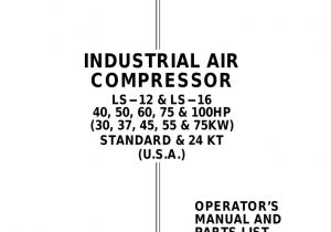Sullair 185 Wiring Diagram Industrial Air Compressor Ls Manualzz Com Sullair 185 Wiring Diagram Industrial Air Compressor Ls Manualzz Com
