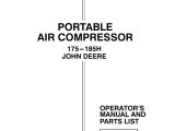 Sullair 185 Wiring Diagram Portable Air Compressor Manualzz Com