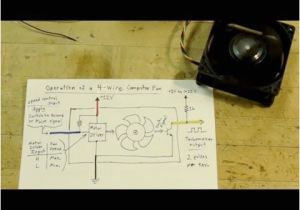 Sunon Fan Wiring Diagram 0033 4 Wire Computer Fan Tutorial Youtube