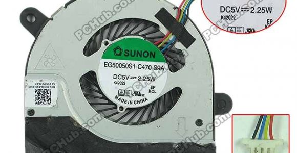 Sunon Fan Wiring Diagram Free Shipping for Sunon Eg50050s1 C470 S9a Dc 5v 2 25w 4 Wire 4 Pin