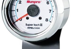 Sunpro Super Tach Ii Wiring Diagram Amazon Com Sunpro Cp7911 Mini Super Tachometer Ii White Dial