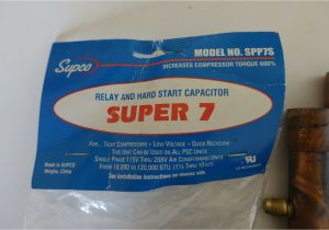 Supco Relay Wiring Diagram Supco Spp7s Relay and Hard Start Capacitor Super 7 for Sale Online