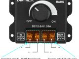 Supernight Voltage Regulator Wiring Diagram Supernighta Pwm 0 100 Brightness Knob On Off 30a Dimmer for Led