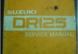 Suzuki Dr 125 Wiring Diagram Genuine Suzuki Dr125 1982 Workshop Service Manual Used Inc