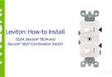 Switch Plug Combo Wiring Diagram Leviton Double Switch Wiring Diagram Wiring Diagram Blog