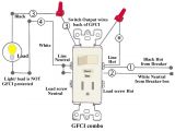 Switch Receptacle Combo Wiring Diagram Wiring A Light Switch and Gfci Schematic Free Download Wiring Diagram