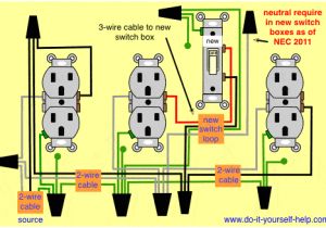 Switched Outlet Wiring Diagram Wiring Outlets and Switches Wiring Diagram Details