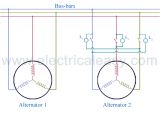 Synchroscope Wiring Diagram Synchronization Of Alternator Electricaleasy Com