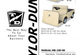 Taylor Dunn B2 48 Wiring Diagram Taylor Dunn B 100 Manual Manualzz Com