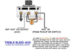 Telecaster Wiring Diagram Treble Bleed What Do I Need for A Treble Bleed Kit the Gear Page