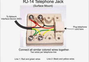 Telephone Network Interface Wiring Diagram Phone Line Wiring Diagram Color Wiring Diagram View