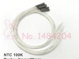 Thermistor Wiring Diagram Us 14 1 6 Off Ntc 3950 100k thermistor Temperature Sensor 100k Ohm Probe 3mm 20mm Probe 500mm Wire 10 Pcs In Temperature Instruments From tools On