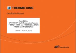 Thermo King Alternator Wiring Diagram Manuals Search