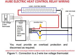 Thermostat Relay Wiring Diagram Voltage thermostat Wiring Diagram Wiring Diagram Center