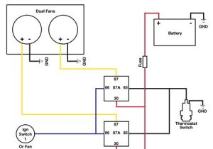 Thermostat Relay Wiring Diagram Wiring Diagrams with thermostat for Electric Fan Wiring Diagram Sheet
