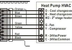 Thermostat Wiring Diagram for Heat Pump Heat Pump thermostat Wiring Diagram Awesome Home Heat Pump Wiring