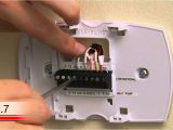 Thermostat Wiring Diagram Honeywell Honeywell Rth6580wf Wi Fi Tstat Extra Wire Installation Video Youtube