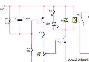 Time Delay Switch Wiring Diagram 555 Time Delay Circuit Diagram Tradeoficcom Wiring Diagrams Second