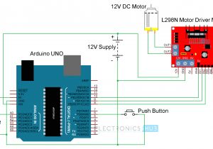 Tiny Pwm Wiring Diagram Arduino Dc Motor Control Using L298n Motor Driver Pwm H Bridge