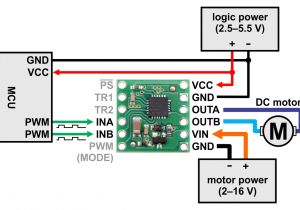 Tiny Pwm Wiring Diagram Pololu Bd65496muv Single Brushed Dc Motor Driver Carrier
