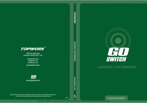Topworx Wiring Diagram Go Switch Leverless Limit Switches Manualzz Com Topworx Wiring Diagram Go Switch Leverless Limit Switches Manualzz Com