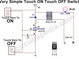 Touch Switch Wiring Diagram Incandescent Lamp touch Control Circuit Diagram Tradeoficcom