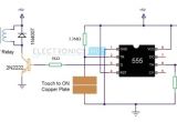 Touch Switch Wiring Diagram Latching Relay Alarm Circuit Circuit Diagram Tradeoficcom Wiring