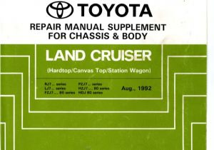 Toyota Landcruiser 80 Series Wiring Diagram 80 Series Manual