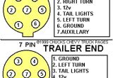 Trailer 9 Pin Wiring Diagram Trailer Light Wiring Typical Trailer Light Wiring Diagram